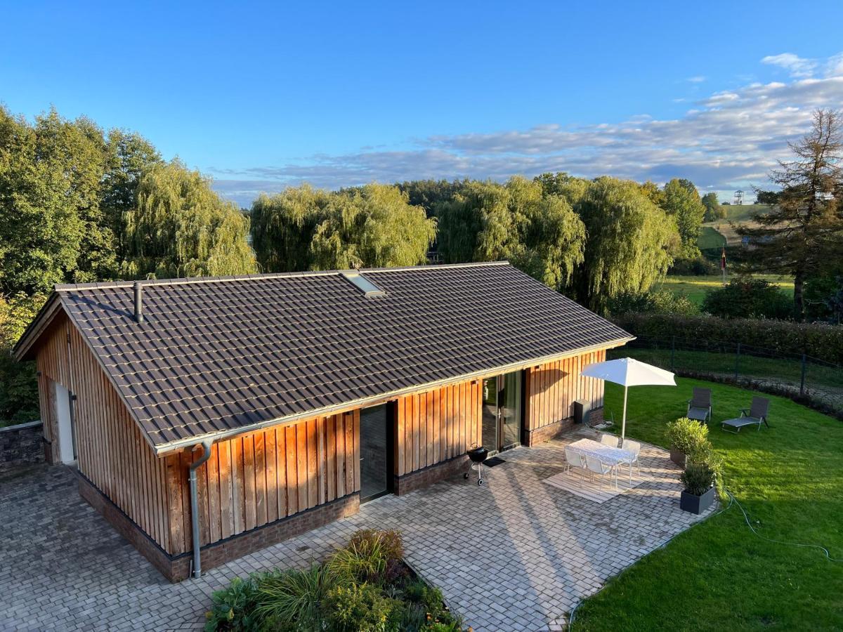 Ferienhaus Auszeit Mit Sauna Schwarz Eksteriør billede