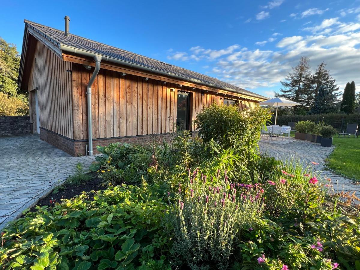 Ferienhaus Auszeit Mit Sauna Schwarz Eksteriør billede