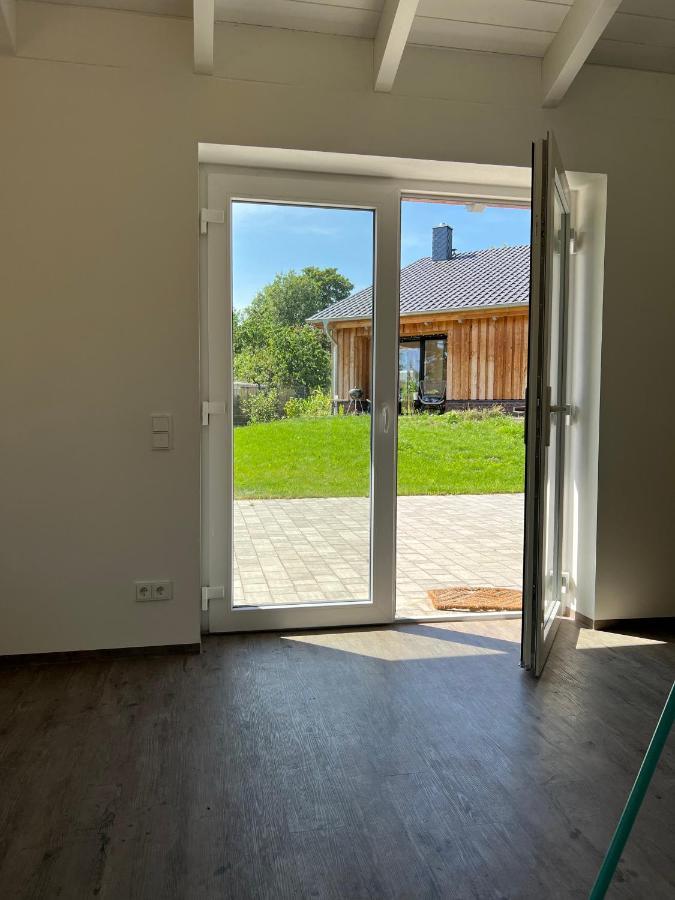 Ferienhaus Auszeit Mit Sauna Schwarz Eksteriør billede